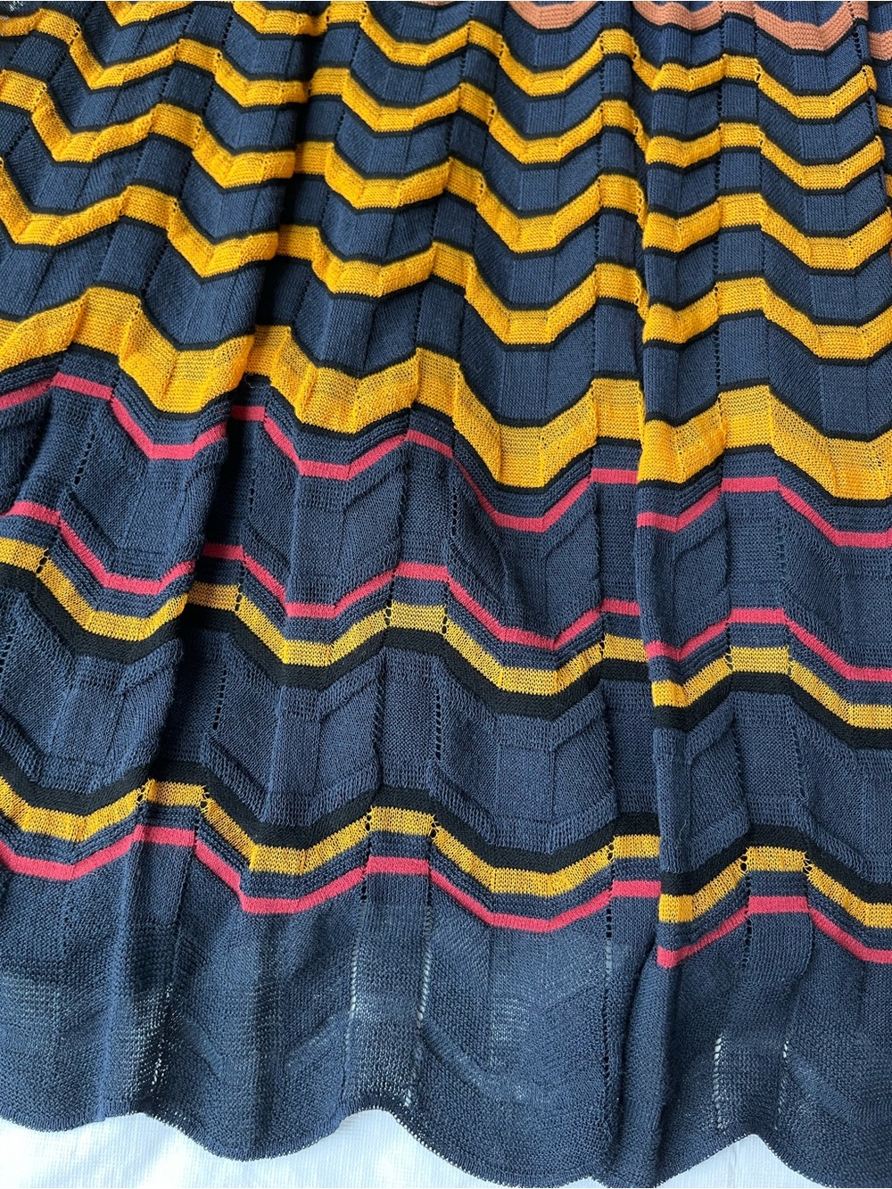 MISSONI Cotton Blend Knit A-Line Skirt - Picture 11 of 12